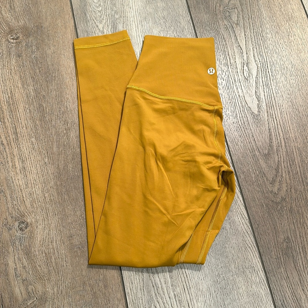 lululemon athletica Golden Yellow Leggings